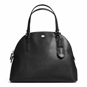 PEYTON LEATHER LARGE DOMED SATCHEL